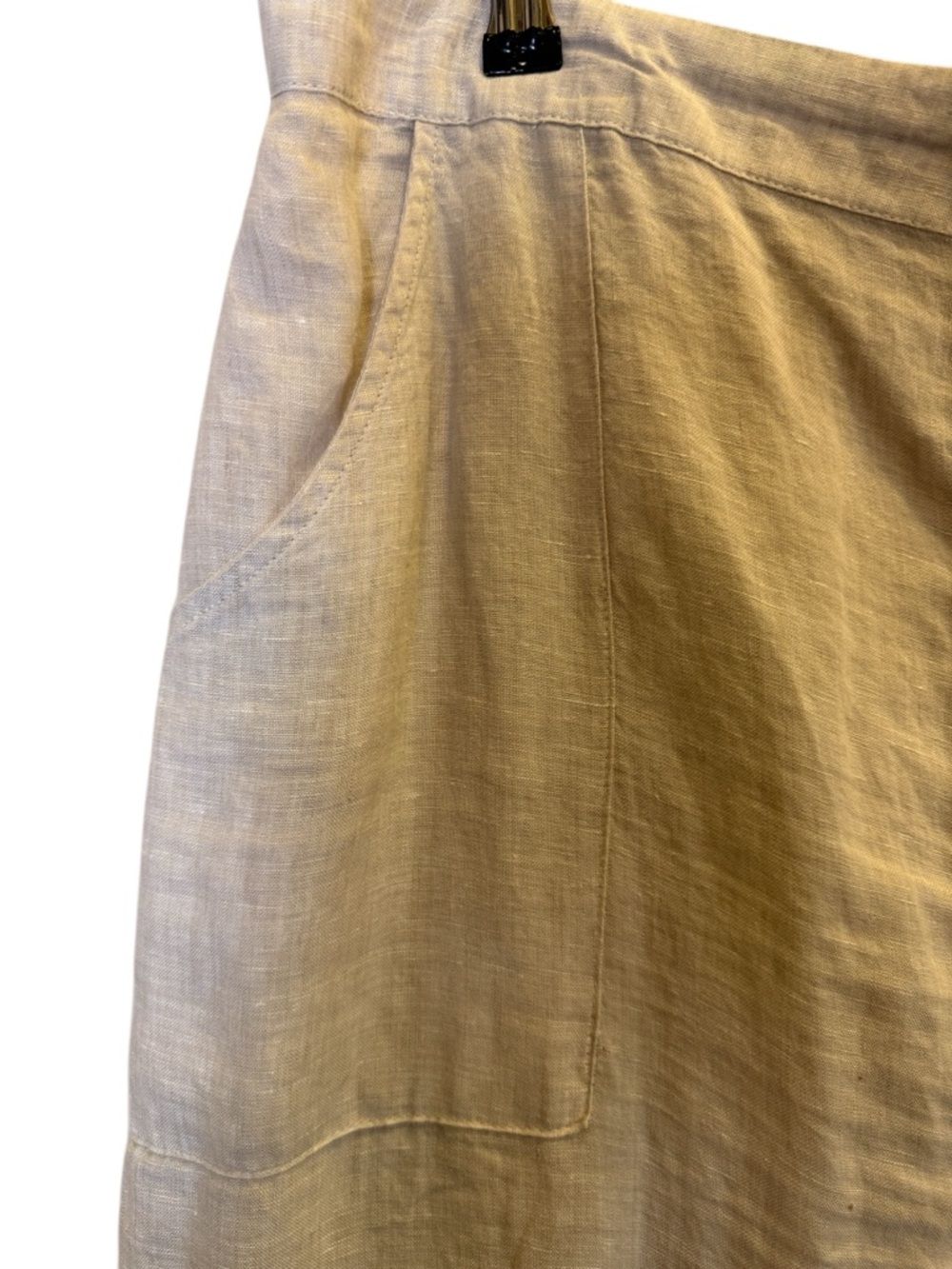 St. Tropez Women’s Linen Classic Lagenlook Button-Front Maxi Skirt sz XL - Picture 3 of 10